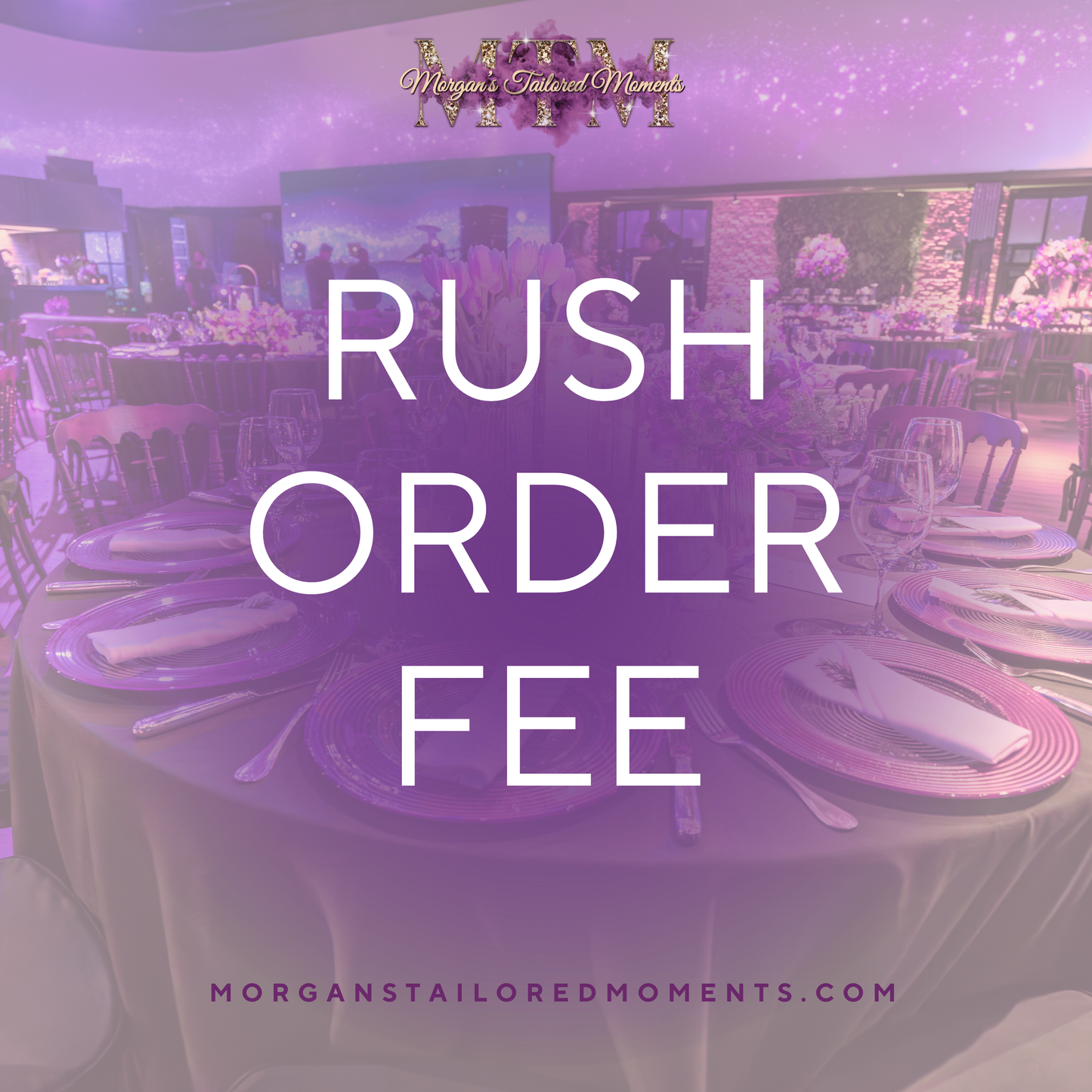 Party Favor Rush Order Fee