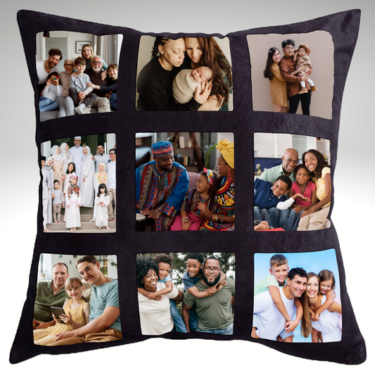 Photo Collage Pillow add up to 9 Photos!