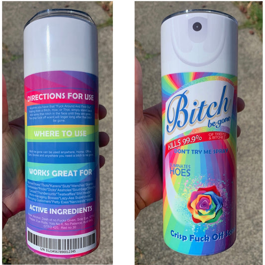 Don't Try Me Spray Stainless Steel Tumbler