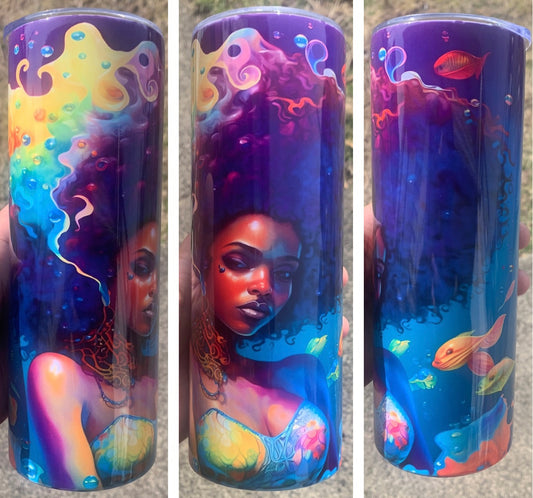 The Under The Sea Sista Stainless Steel Tumbler