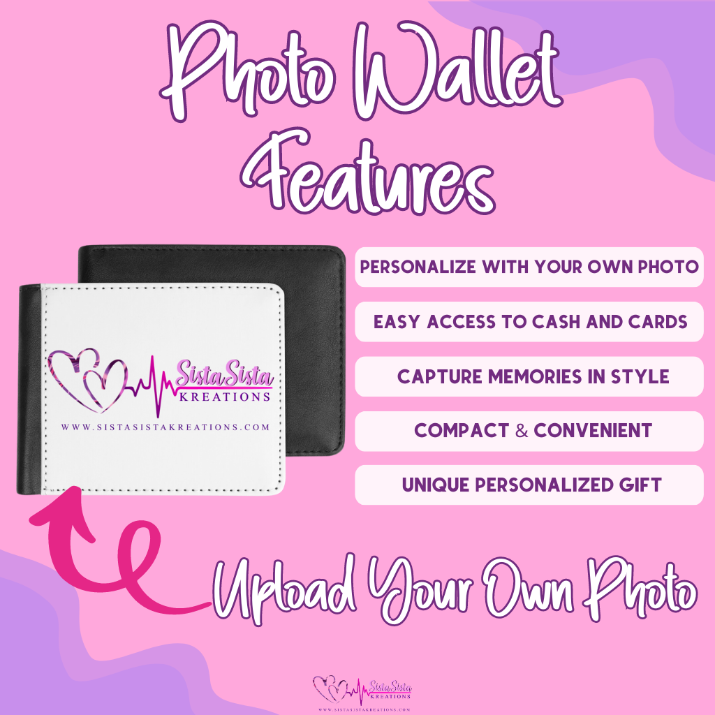 Personalized Photo Bifold Wallet