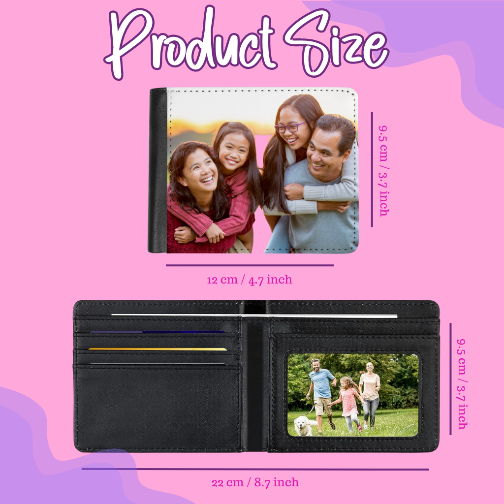 Personalized Photo Bifold Wallet