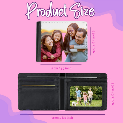 Personalized Photo Bifold Wallet