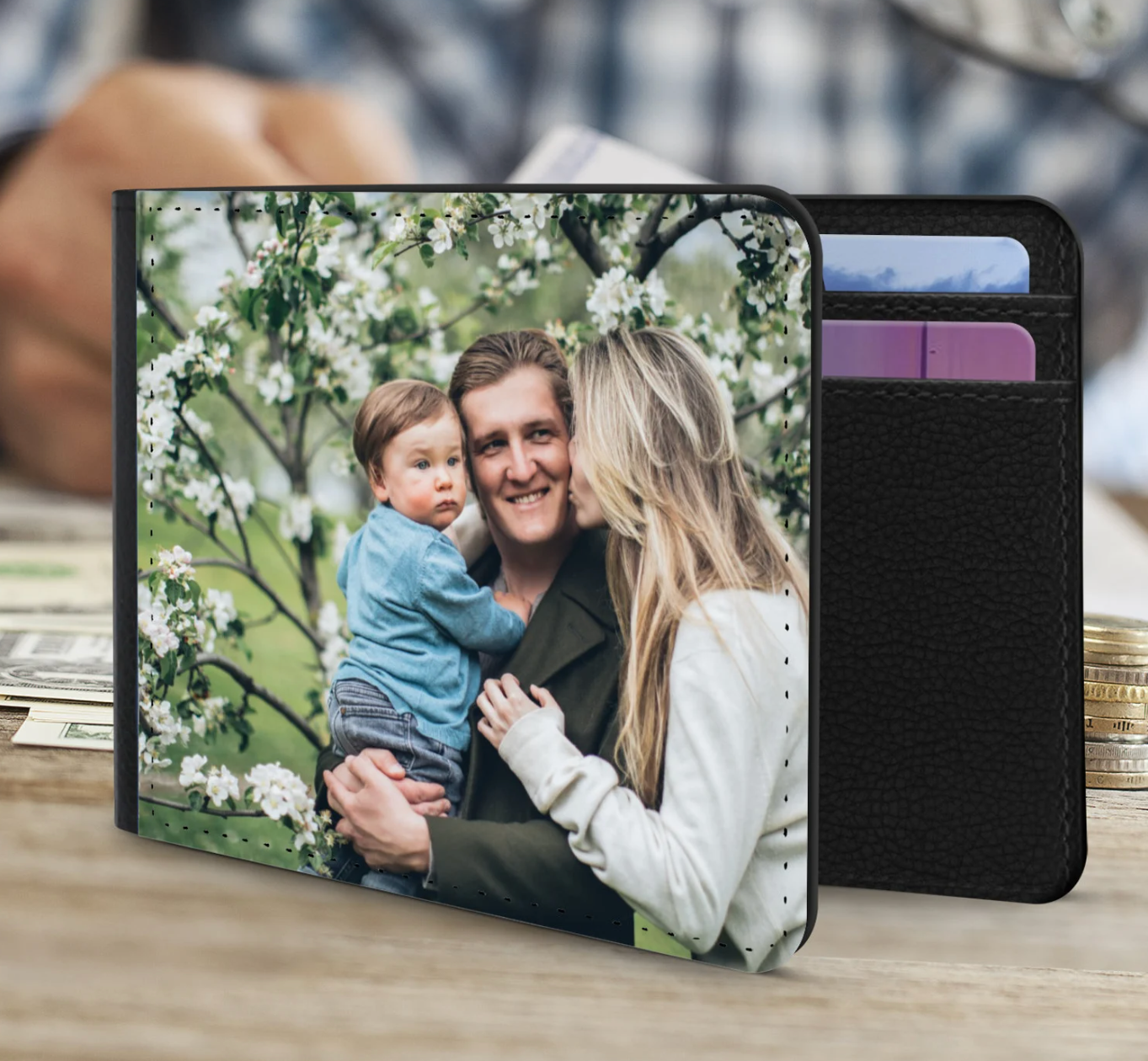 Personalized Photo Bifold Wallet