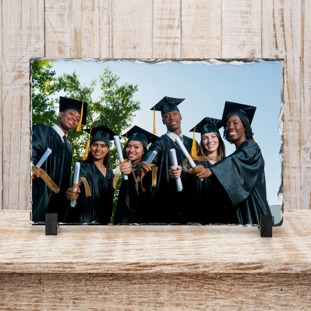 Personalized Rock Photo Slate 8in x 6in Add A Photo