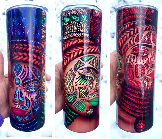 The Black is Beautiful Stainless Steel Tumbler